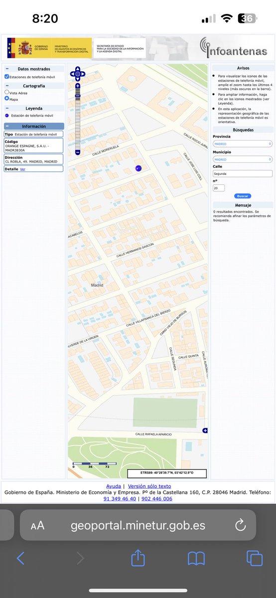 AlbertusLM's tweet photo. A ver @o2es que os hago el trabajo… esta es la antena de telefonía en la zona. De @orange_es. ¿Dónde tenemos repetidores de @movistar_es? Me salgo a dar un paseo? NO HAY COBERTURA DE MOVISTAR EN LAS CARCAVAS DE VALDEBEBAS! https://t.co/cGapSlpfW9