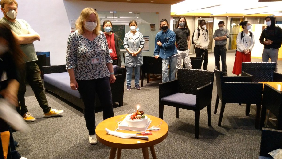 A shout out to all my wonderful team who surprised me when I came out of a 2-hour lecture on cavities!