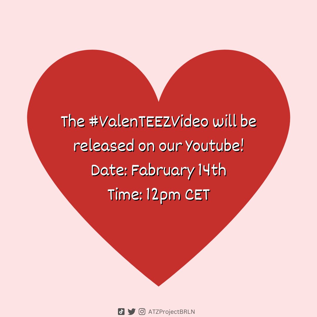 ATZProjectBRLN's tweet photo. Hello Atiny!

We are sad to annouce that the #ValenTEEZVideo cannot be shown at the concert. Instead it'll be uploaded to YouTube later today. Stay tuned!

#AteezinBerlin #ATEEZWORLDTOUR2023 #ATEEZBerlin #ateezineurope #Ateez https://t.co/WhGhZGOEWi