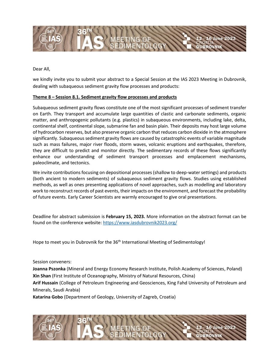 tick-tock tick-tock tick-tock
cannot wait to see your @IAS_Dubrovnik abstracts
deadline tomorrow 👉iasdubrovnik2023.org
#36IMS