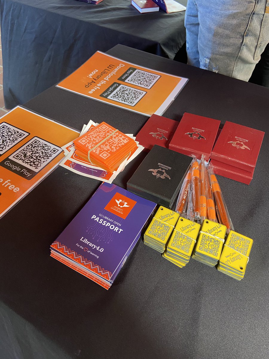 go2uj's tweet photo. It’s the @UJLibrary open day this week at all our campuses!! 🙌🏽 be sure to pop by the tent outside and grab your UJ library passport to find out how u can win awesome goodies 🤗
#UJ2023
#UJFYS https://t.co/ReVZZApyry