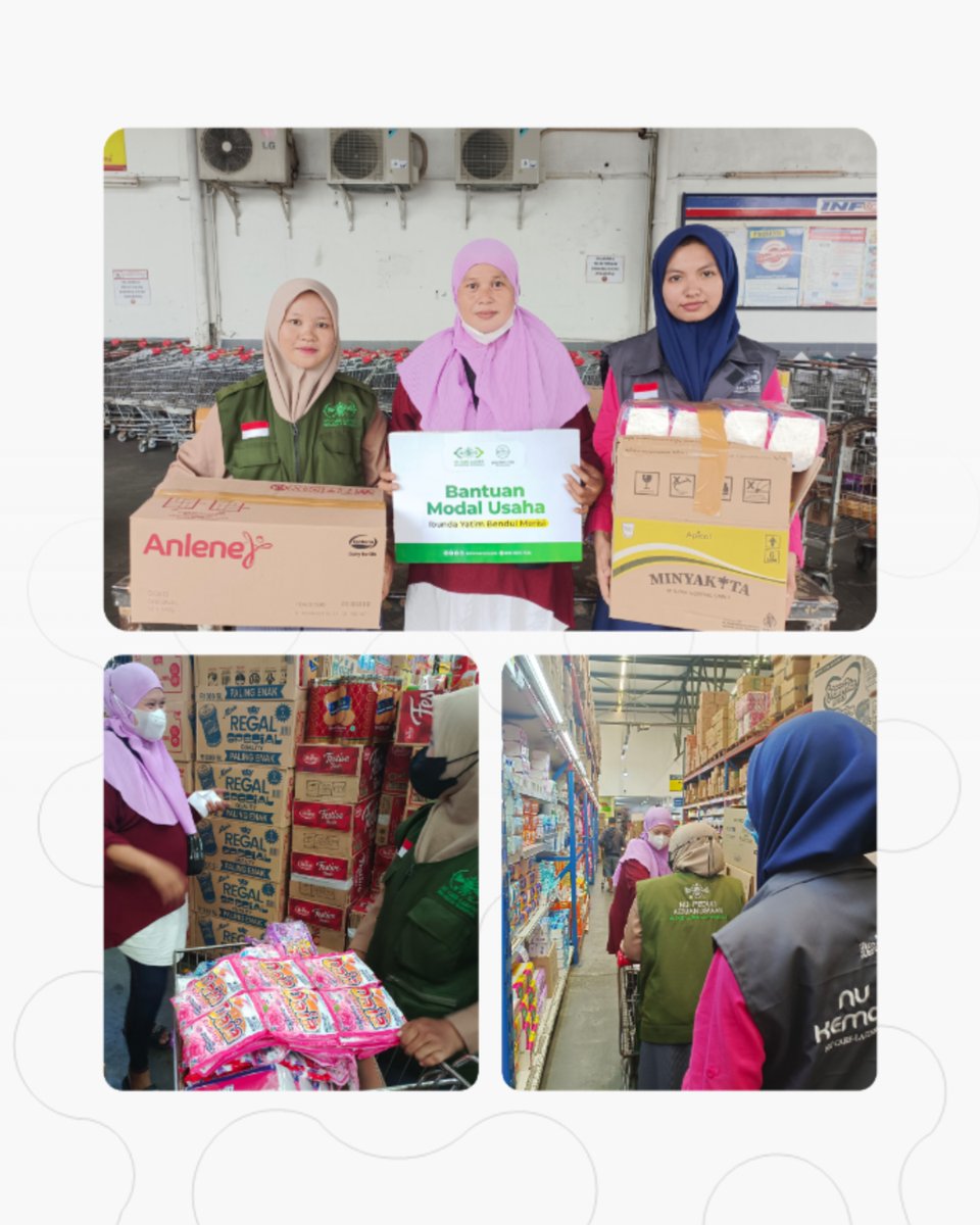 lazisnuwonocolo's tweet photo. Bantuan Stimulan 
Perlengkapan &amp; Modal Usaha untuk Ibunda Yatim
Lazisnu Wonocolo kembali menyalurkan program UMKM di wilayah Bendul Merisi, Kecamatan Wonocolo, Kota Surabaya.

Salurkan kebaikan anda melalui rekening:
Bank Mega Syariah
2008976098 / a.n LazisnuWonocolo https://t.co/R6vNunWYaQ