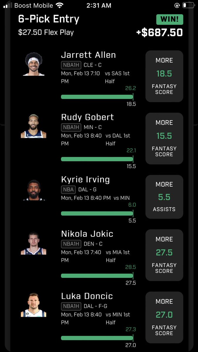 toni_valli's tweet photo. I cannot make this S*%?! Up @PrizePicks back 2 back like drake said #PrizePicks I am really the Goat!! https://t.co/nxXRJNTLLx