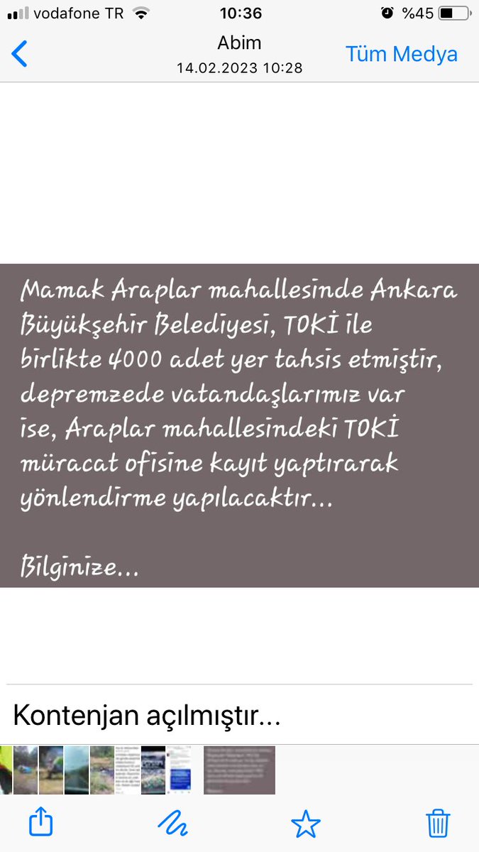 n_minenur's tweet photo. @mansuryavas06 Başkanım doğruluk payı nedir bölgeden gelen kalacak yer arayan insanlarımız için yönlendirme yapılabilir mi https://t.co/dXP9wgPjOy