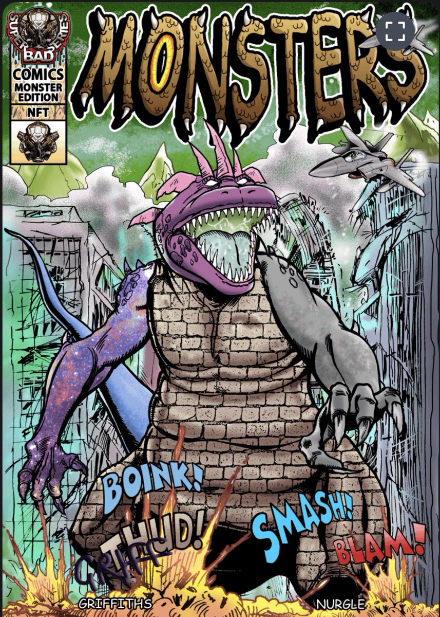 🎁#NFTGiveaway🎁

 #SuperBadMonster NFT || 1  WINNER✨

👹Follow @superbadseries &amp; Me
👹Like &amp; RT
👹Tag Friends
👹Join👉 discord.com/invite/K3nn9sT…

⏰Ends in 72h #Twitterpicker

Join the future of comics &amp; gaming with Super Bad Series NFT Collection-P2E game Marvel comic artist