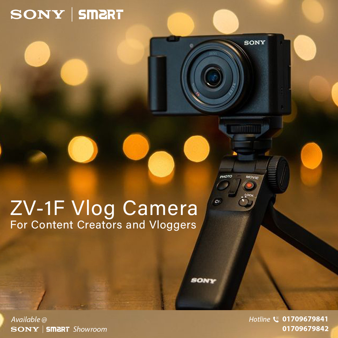sonysmartbd's tweet image. Easy-to-use and with dazzling image quality, the ZV-1F is the ideal next step for content creators and vloggers. 
Order Now: sonysmart.com.bd/category/sony-…

#ZV1F #VlogCamera #SonyVlogCamera #SonySmartBD