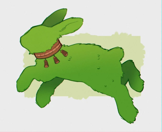 Topiary rabbit oc 