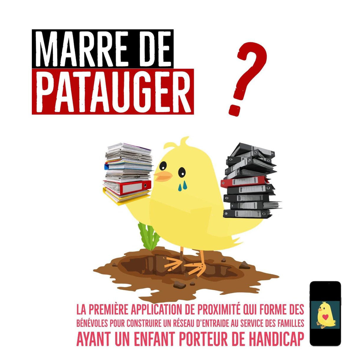 tombeedunid's tweet photo. Pour nous, « handicap » rime avec joie et partage, mais pour beaucoup, cela rime surtout avec dossiers🗂️, administration et ras-le-bol 🤯!

Grâce à notre application « Le ❤️ du Nid », nos bénévoles formés viennent en aide aux familles et les soutiennent
#TombeeduNid #LeCoeurduNid https://t.co/4Zl9O6sOLz
