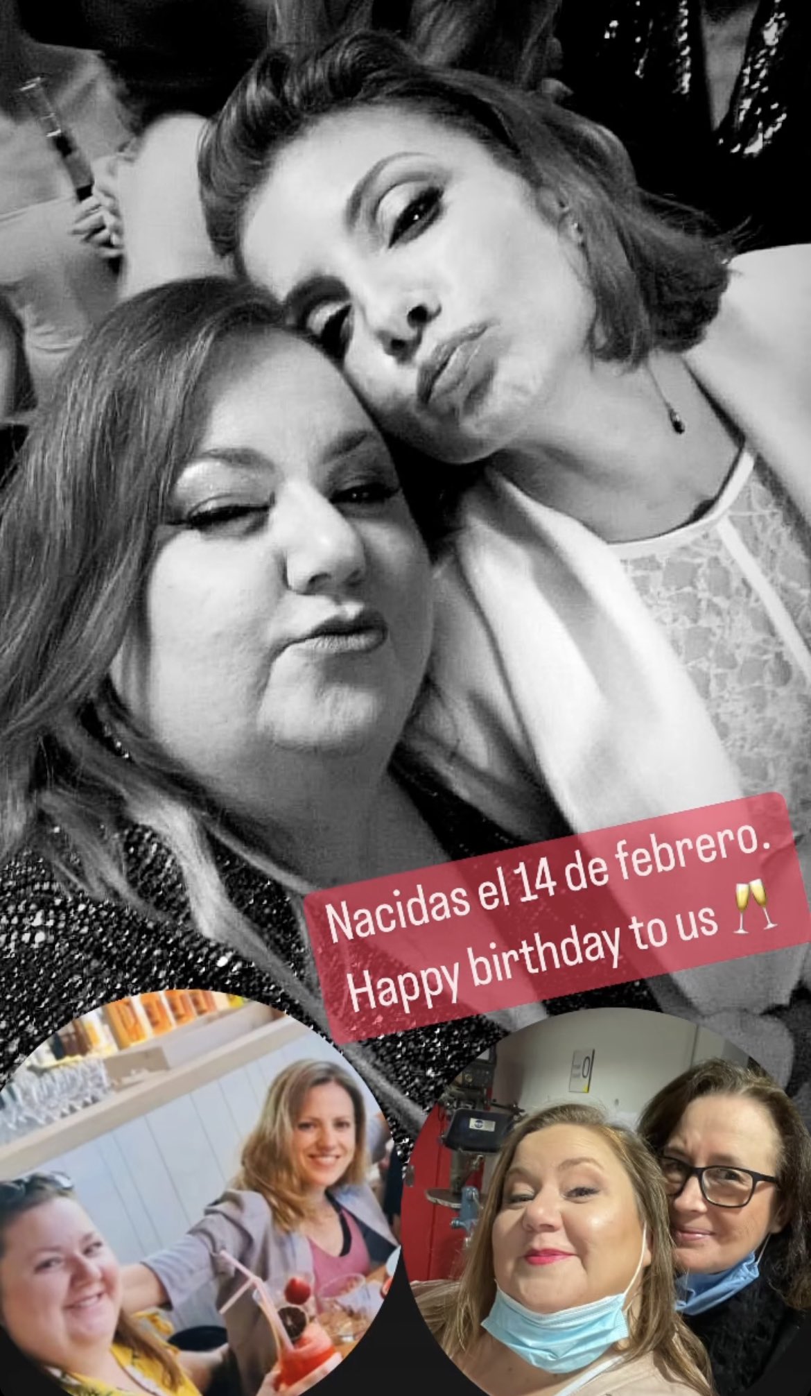 San Valentín y Happy birthday para las 4   
