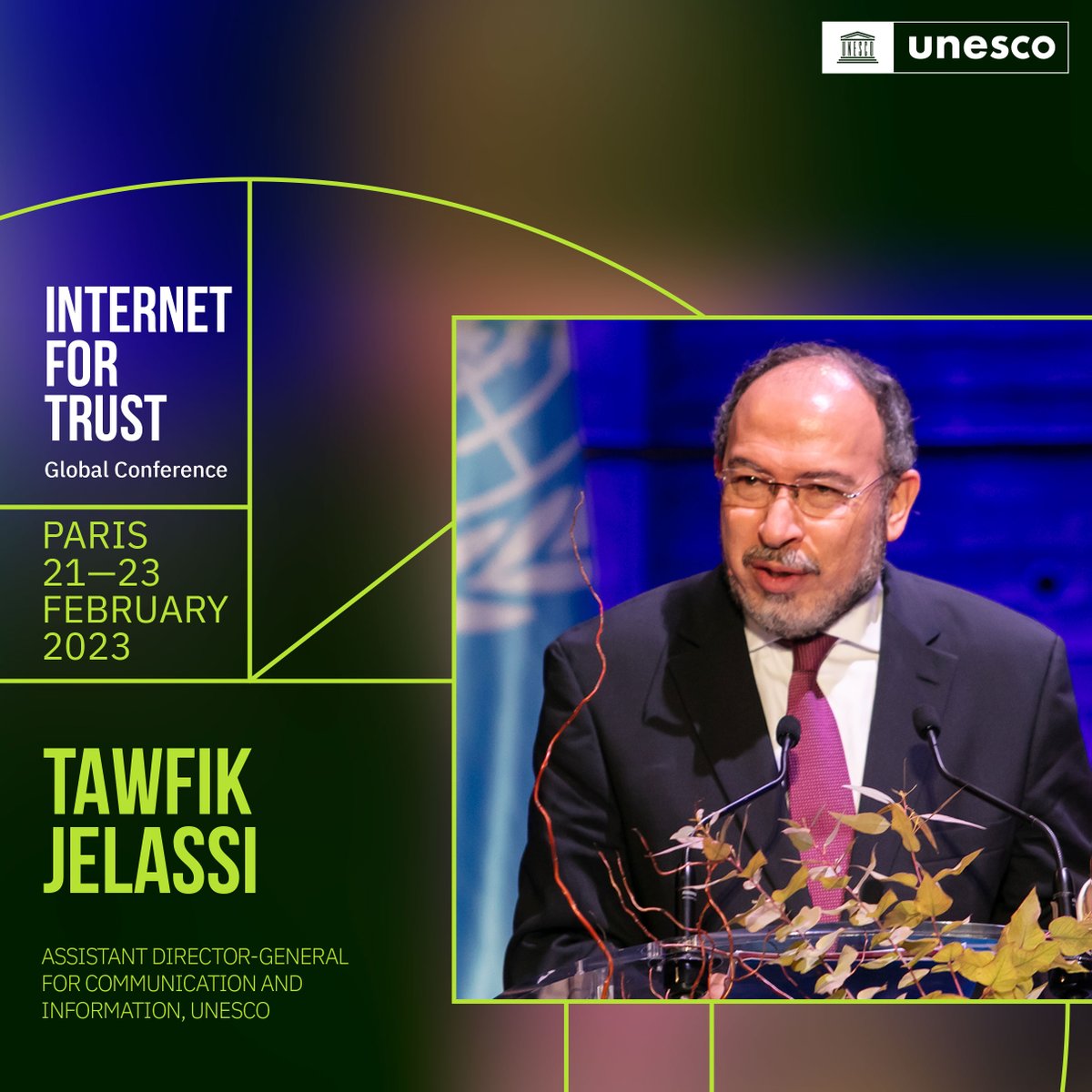 Is the internet safe?
Can I trust the information I find online?
Are you asking yourself these questions?

Join our Ask Me Anything with 
<a href="/UNESCO/">UNESCO 🏛️ #Education #Sciences #Culture 🇺🇳</a>'s @tawfikjelassi, on 15 Feb at 10AM GMT+1.

Learn about our #InternetForTrust conference: on.unesco.org/3OzyWFI