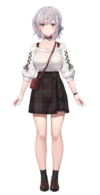この前inaちゃんが担当したイラストの髪型めっちゃ気に入ってるので実装してほしい#ノエル新髪型予想 