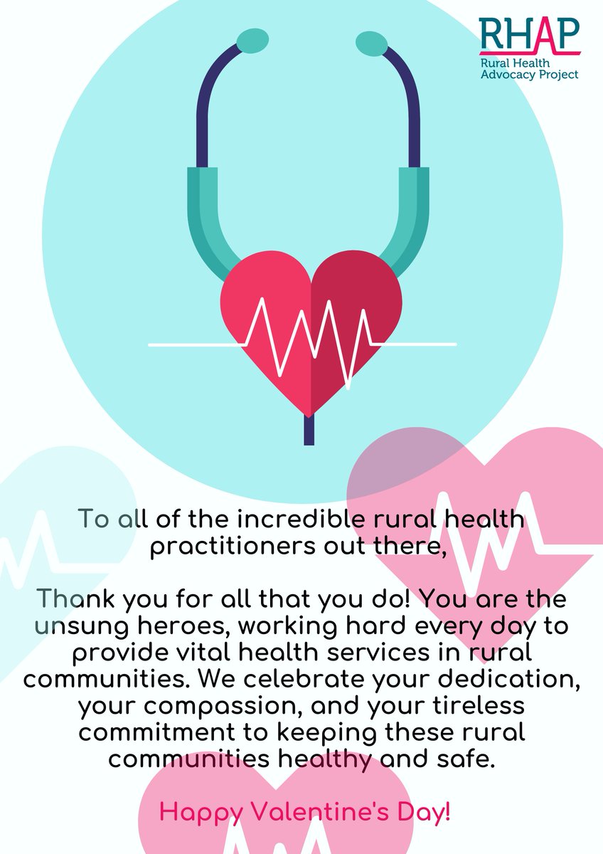 To all of the incredible rural health practitioners out there

Thank you for all that you do!