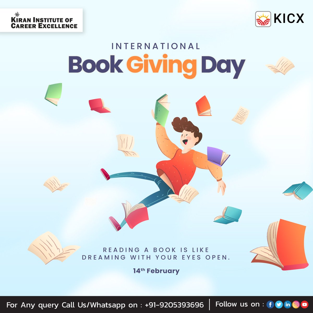 'Give the gift of imagination and knowledge this Book Giving Day.'

@kicx002 
#kicx #BookGivingDay #GiveABook #SpreadTheLoveOfReading #BookLoversUnite #BooksMakeGreatGifts #GiftOfKnowledge #ReadMoreBooks #ShareAStory #LiteracyMatters #BookwormsUnite #BookNerdsUnite