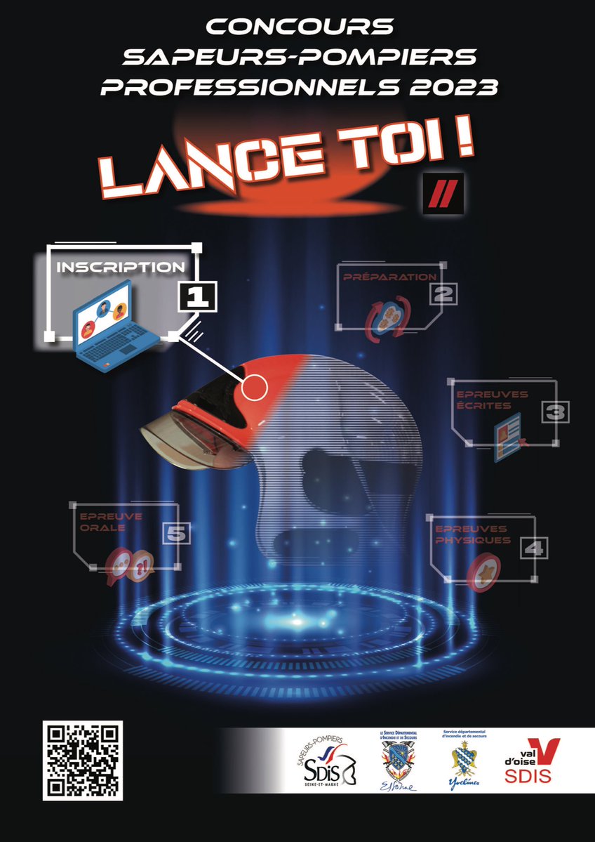 pompiers78's tweet image. [#ATTENTION] ⚠ Clôture des inscriptions au concours de sapeurs-pompiers professionnels demain 15 février 2023 à minuit ⏲️Ne manquez pas cette occasion de nous rejoindre👍