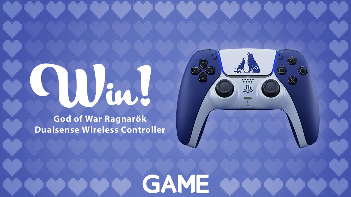 Happy Valentines Day! 💗

We're celebrating by giving you the chance to win a God Of War Ragnarök DualSense Wireless Controller for your player 2! ⚒️

All you need to do is:
👉 Hit Retweet
💗 Tag your Player 2

T&amp;Cs apply: bit.ly/3yoUj5Q
Ends: 11:59pm GMT 21/02/2023