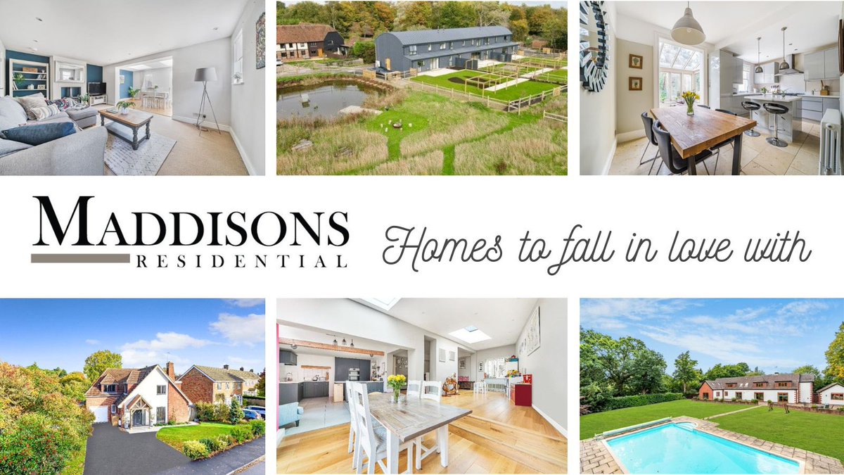 They say home is where the heart is and at Maddisons, we have some truly beautiful homes for you to fall in love with this #ValentinesDay 💖💕#beautifulhomes #estateagent #TunbridgeWells maddisonsresidential.co.uk