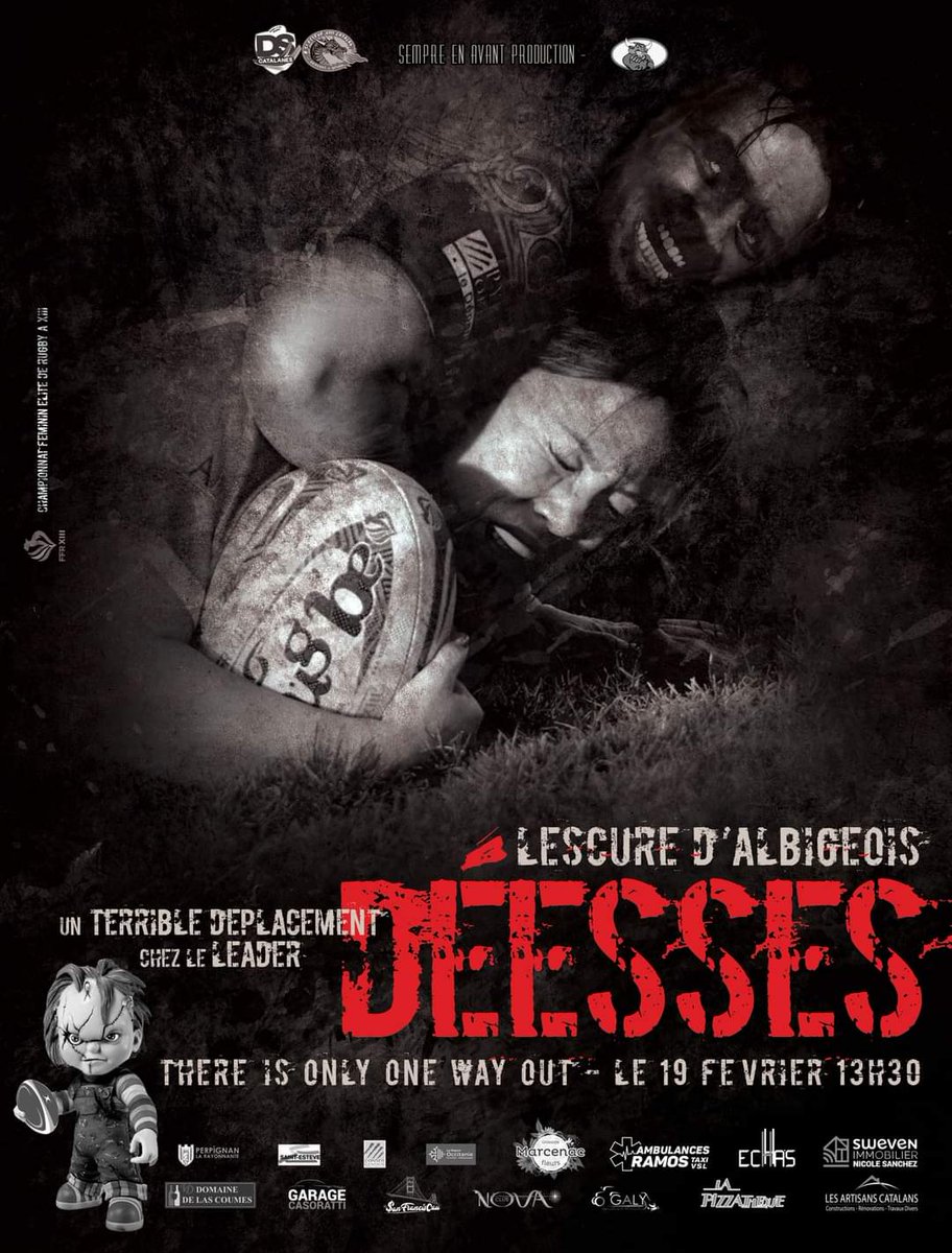 DeessesCat's tweet photo. Ce dimanche, les Déesses tenteront de s'extirper du piège lescurien 💥
📅 Dimanche 19 février - 13h30
🏟️ Stade Vidal - Lescure d'Albigeois https://t.co/G7SiuIt410
