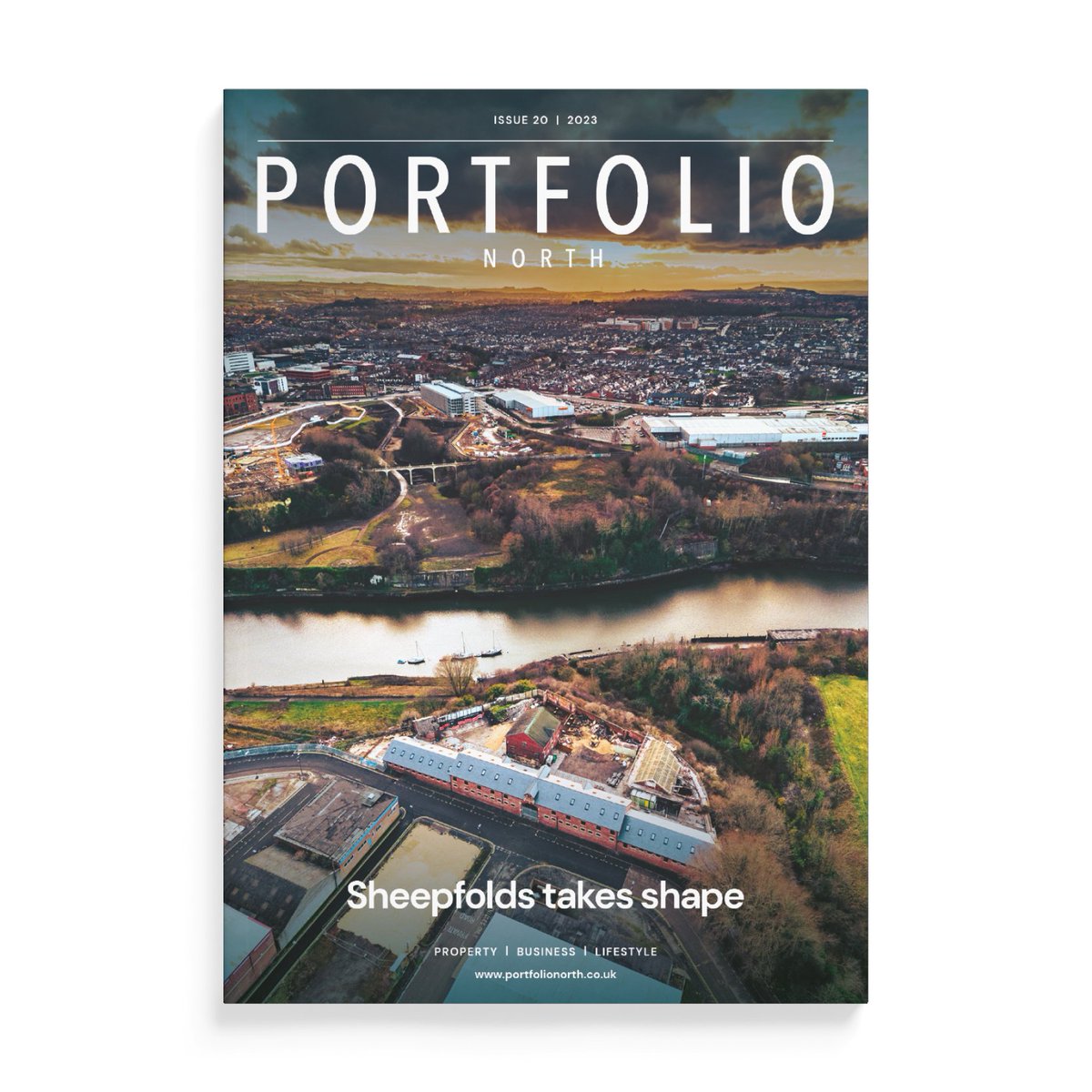 The first exclusive look at the Portfolio North issue 20 front cover featuring Sheepfolds, Sunderland. Subscribe to our e-newsletter to be first to receive a digital copy of the magazine next week: portfolionorth.co.uk/sign-up/ #portfolionorth #newcastle #magazine #business