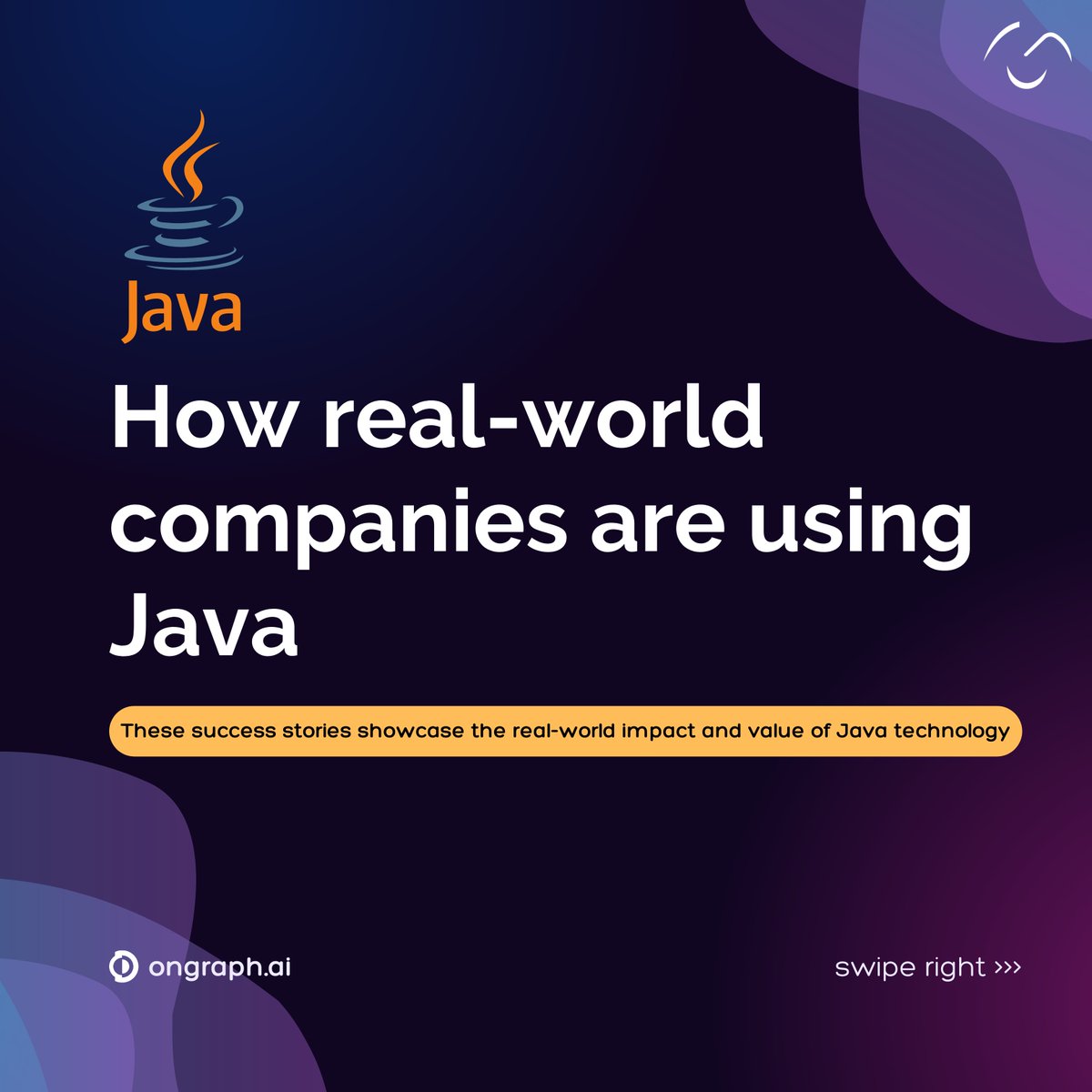 OnGraph's tweet image. From finance to e-commerce and everything in between, #Java is powering the world's top businesses✨
Get expert solutions from @OnGraph and take your business to the next level. Learn more at bit.ly/3DLQCZX
#JavaInAction #JavaDevelopment #DigitalTransformation #OnGraph