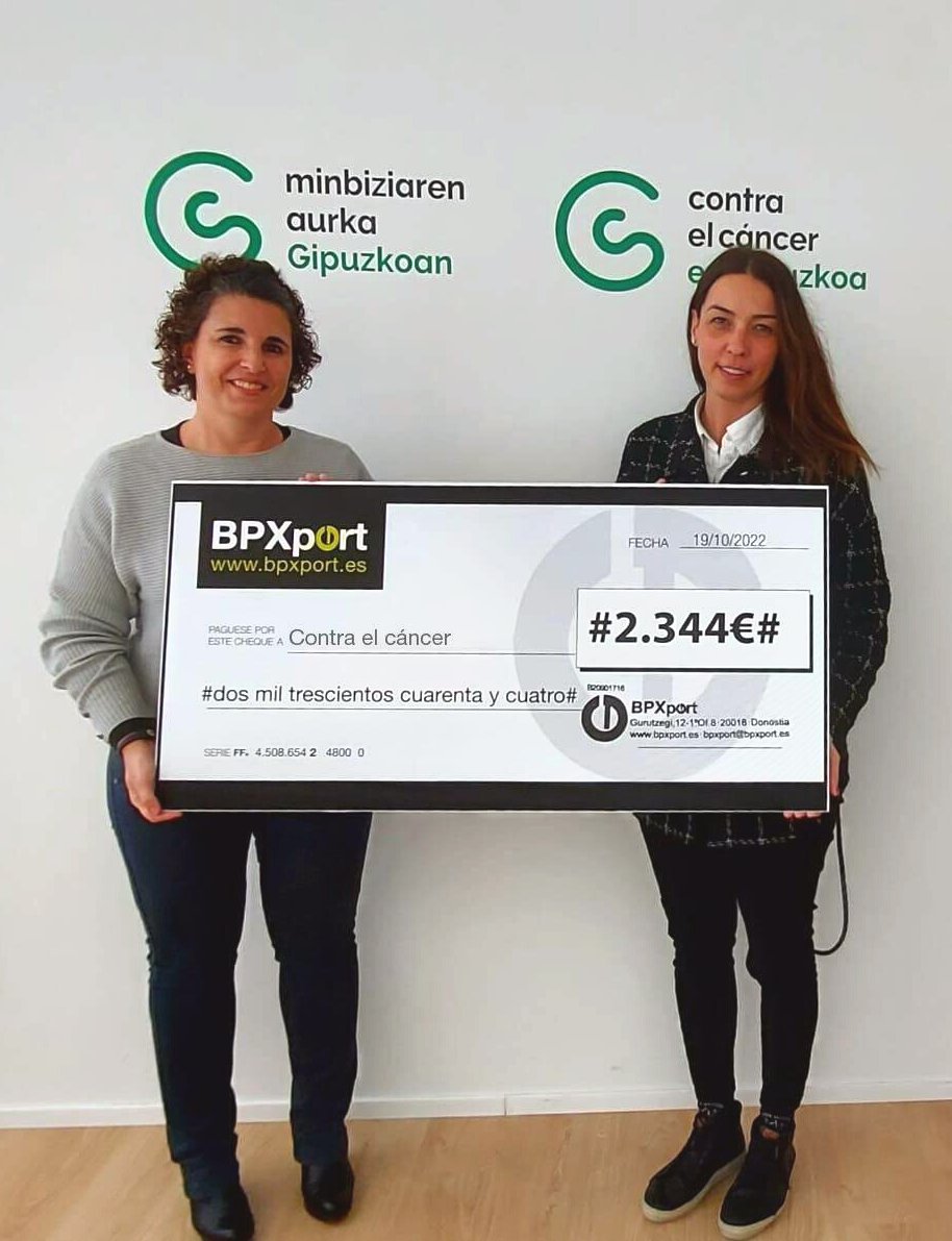 ContraCancerGP's tweet photo. Eskerrik asko @bpxport ! 💚

Gracias a su venta de camisetas solidarias organizada por el #DíaMundialContraelCáncerdeMama, podremos continuar ofreciendo servicios y atención gratuita a toda persona afectada de #cáncer que lo necesite.

Mila mila esker!! https://t.co/fCTWAkbWlR