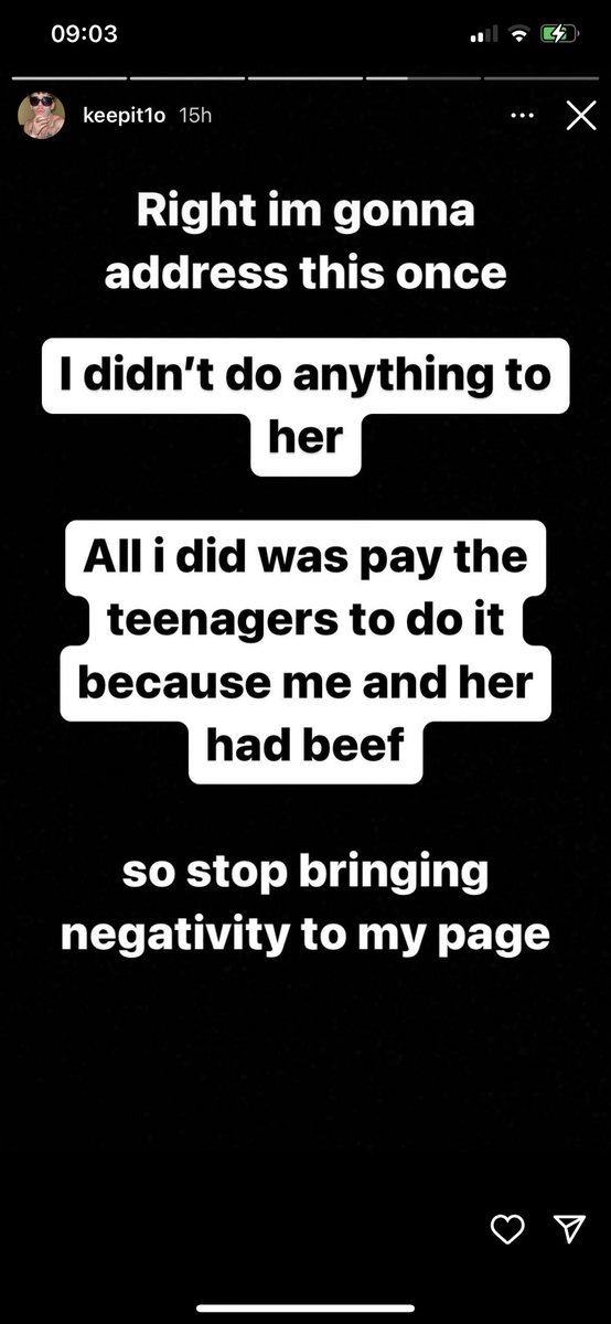 Ann_rieL99's tweet photo. @charlotte2153 There’s this guy on IG that is telling he paid the two teen to murder her his name is keepito1 on IG  this is his post idk if it’s true https://t.co/Y3eBhECoeC