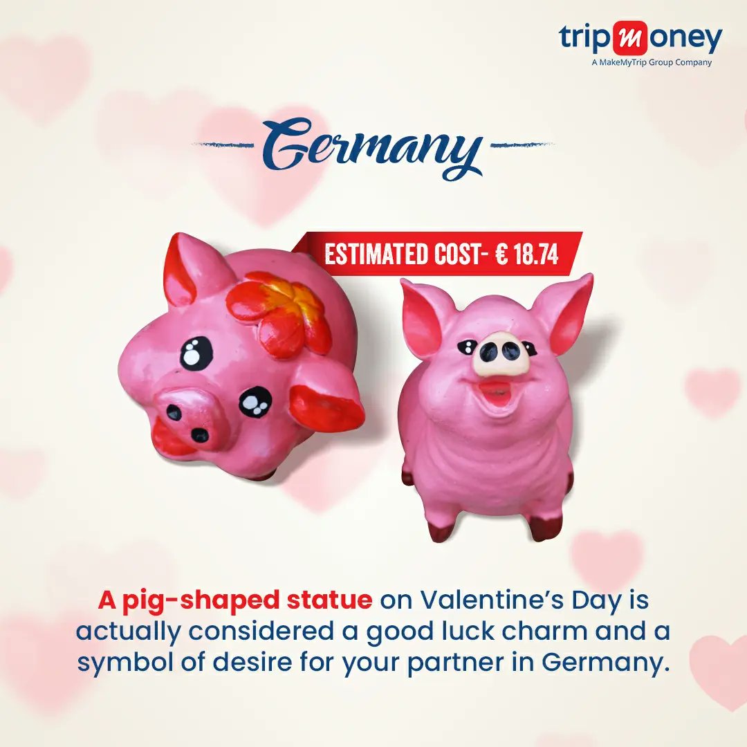 Love knows no boundaries, so why should your Valentine's Day gift? TripMoney presents special gifting options from a world of romance.

#TripMoney #happyvalentinesday #lovearoundtheworld #loveseason #14february #loveandromance #denmark #japan #germany #valentinegifts