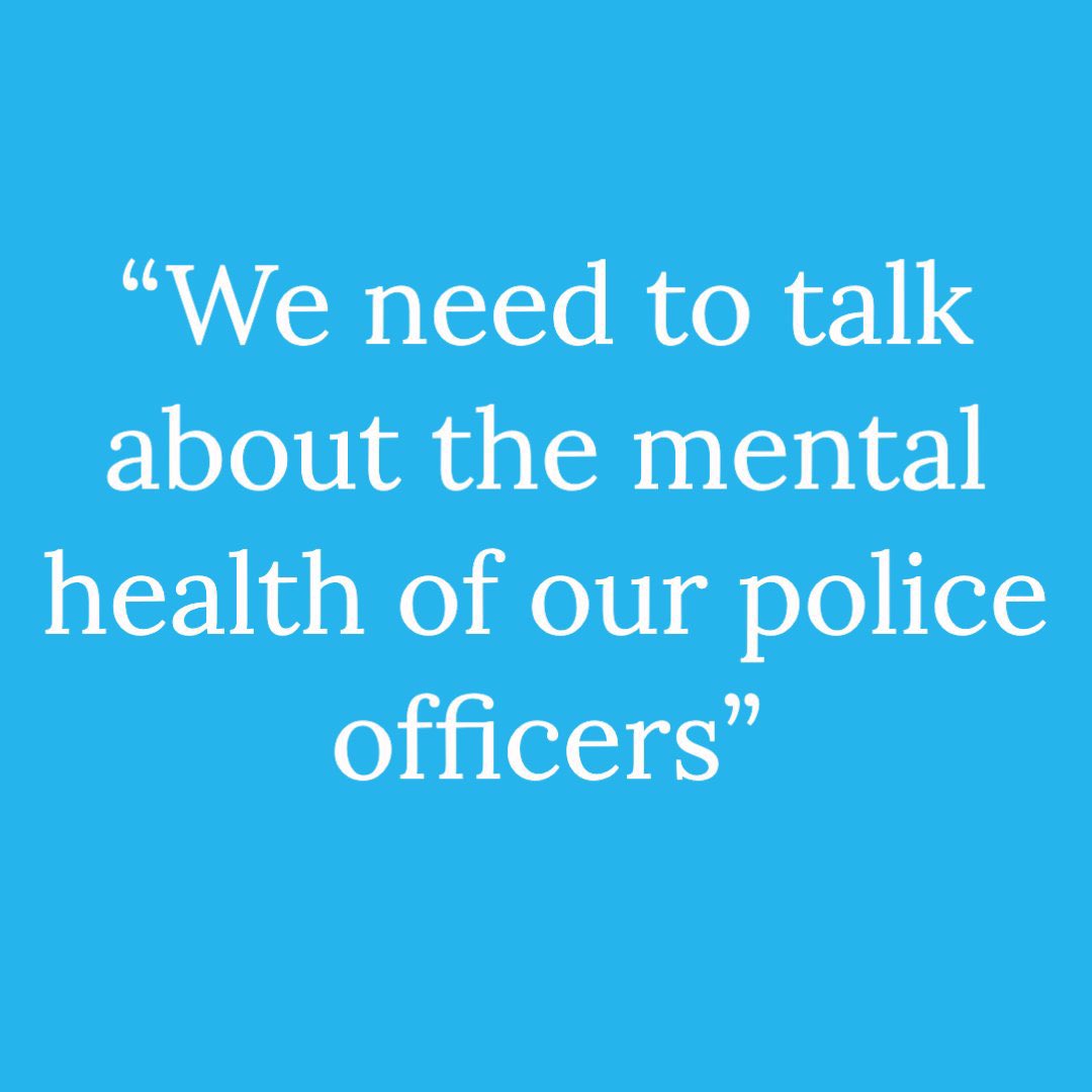 The Mental Health of police officers, staff, volunteers and leaders is so important.

They face some of the most serious situations and traumatic everyday each one taking a tiny bit of them away. Support via copsminds.co.uk