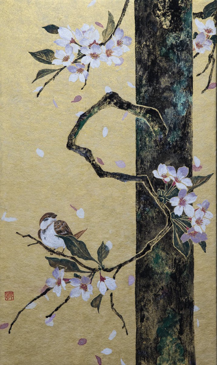 【お知らせ】
本日より広島そごうで桜をテーマにしたグループ展が始まっております。
若手日本画家から大巨匠まで錚々たる面々の中で新作2点を出品させて頂いております。
お近くの方は必見の展覧会です。
よろしくお願いします。
会期:2/14〜20
会場:そごう広島店 本館8F美術画廊 