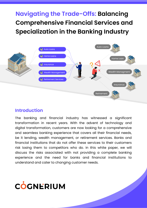 cognerium's tweet photo. In the face of a rapidly changing financial landscape, banks and financial institutions must strive to deliver a seamless banking experience to remain competitive. The cost of failing to do so is high - risking customer loss and incurring greater expenses to acquire new ones. https://t.co/5GnaxL7e54