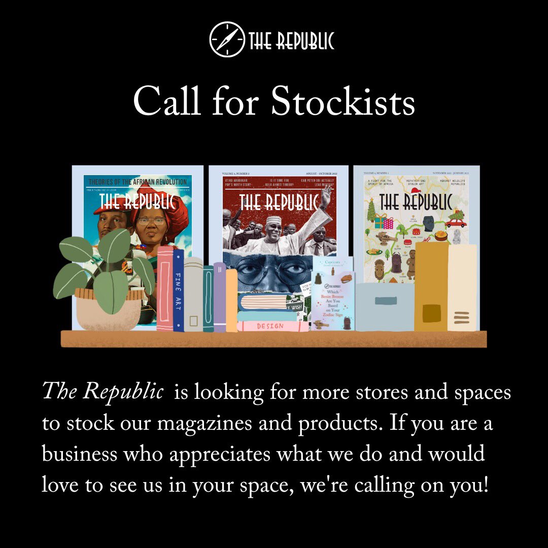The Republic on Twitter "Call for Stockists 📣 The Republic is looking