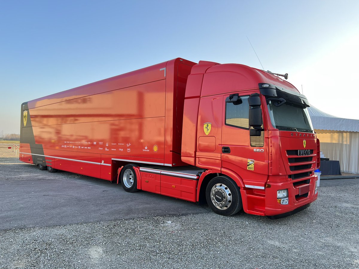 We are here at Fiorano for the car launch 🚀 🏎️🏁