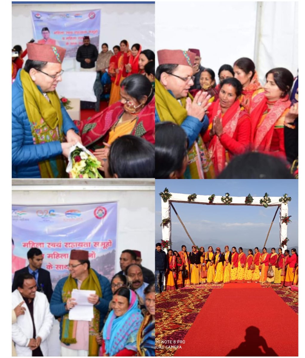 REAPPauri's tweet image. Hon&apos;ble CM sir #interacted with the women of SHGs of dist. Pauri Garhwal. Sir said that initiative like #Hilans, provides employment to the local people along with giving opportunity to the other people to become familiar with UK&apos;s culture. @cdo_pauri @REAPUttarakhand @basava_ias