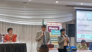 Appreciating women leadership roles in Zimbabwe, Christian Aid Zimbabwe attended the Multi Political Party Gender Conference on women’s political participation at the Rainbow Towers Hotel last week in Harare. #2023LetsGo5050 #WhatWomenWant #WomenUnlimitedZw #WomenLead