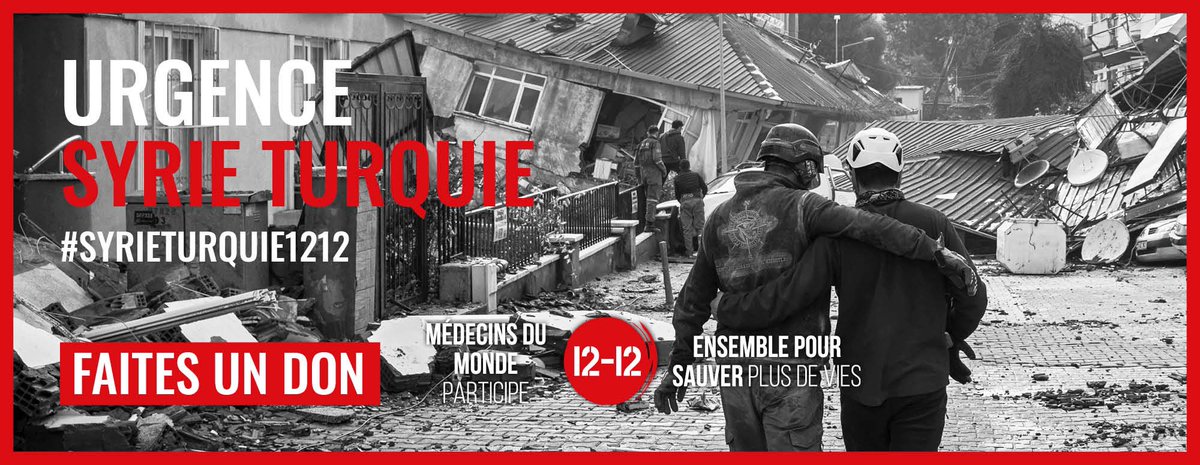 Depuis les #séismes qui ont frappé la #Turquie et la #Syrie, les besoins humanitaires des centaines de milliers de victimes augmentent chaque jour. Face à cette urgence, les 7 membres du <a href="/Consortium1212/">Consortium 12-12</a> unissent leurs forces &amp; lancent un appel à la #solidarité.

#SyrieTurquie1212