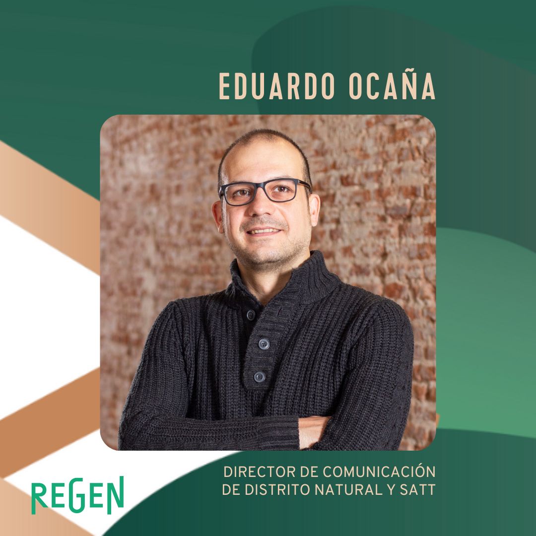 DistNaturalEcov's tweet photo. ▶️ Eduardo Ocaña González @Eduardo_EOG es el Director de comunicación de #DistritoNatural y @sAtt_arq. Periodista todoterreno especializado en comunicación social y ecología. Su misión: difundir a los cuatro vientos el #modeloregenerativo de vivienda. 🔊 https://t.co/XGdZPg3NAw