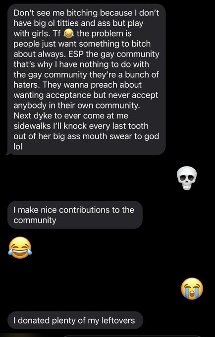 My gay gf texting me ???? thoughts ? Let’s stir the pot shall we ? ? https://t.co/u8RlN0yI1d