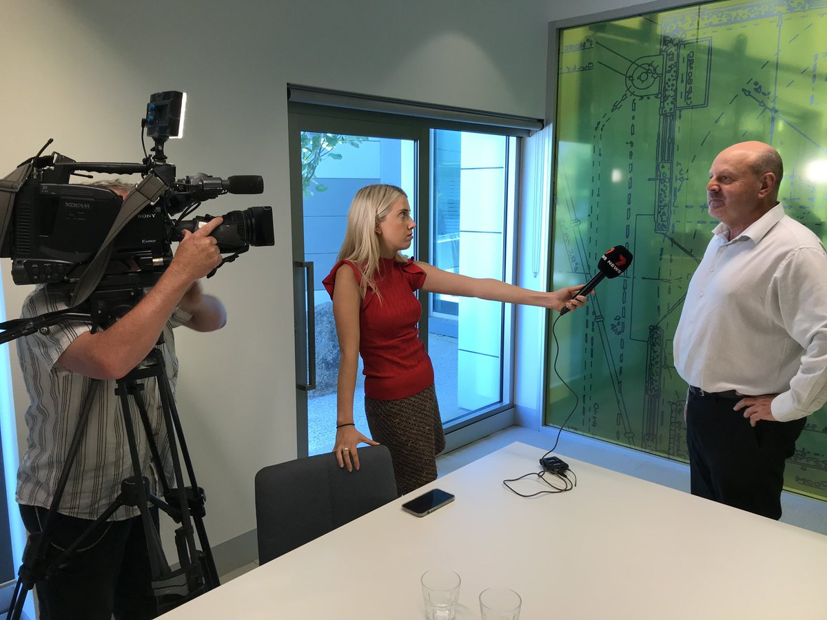 jacstanley7's tweet photo. @NorthEastWater tell 7NEWS about the major upgrade to the Bellbridge water treatment plant. @Guy_WB1 says the $8million project works to support the growth and development of the town #wodonga #bellbridge https://t.co/8yOUPeQeVQ