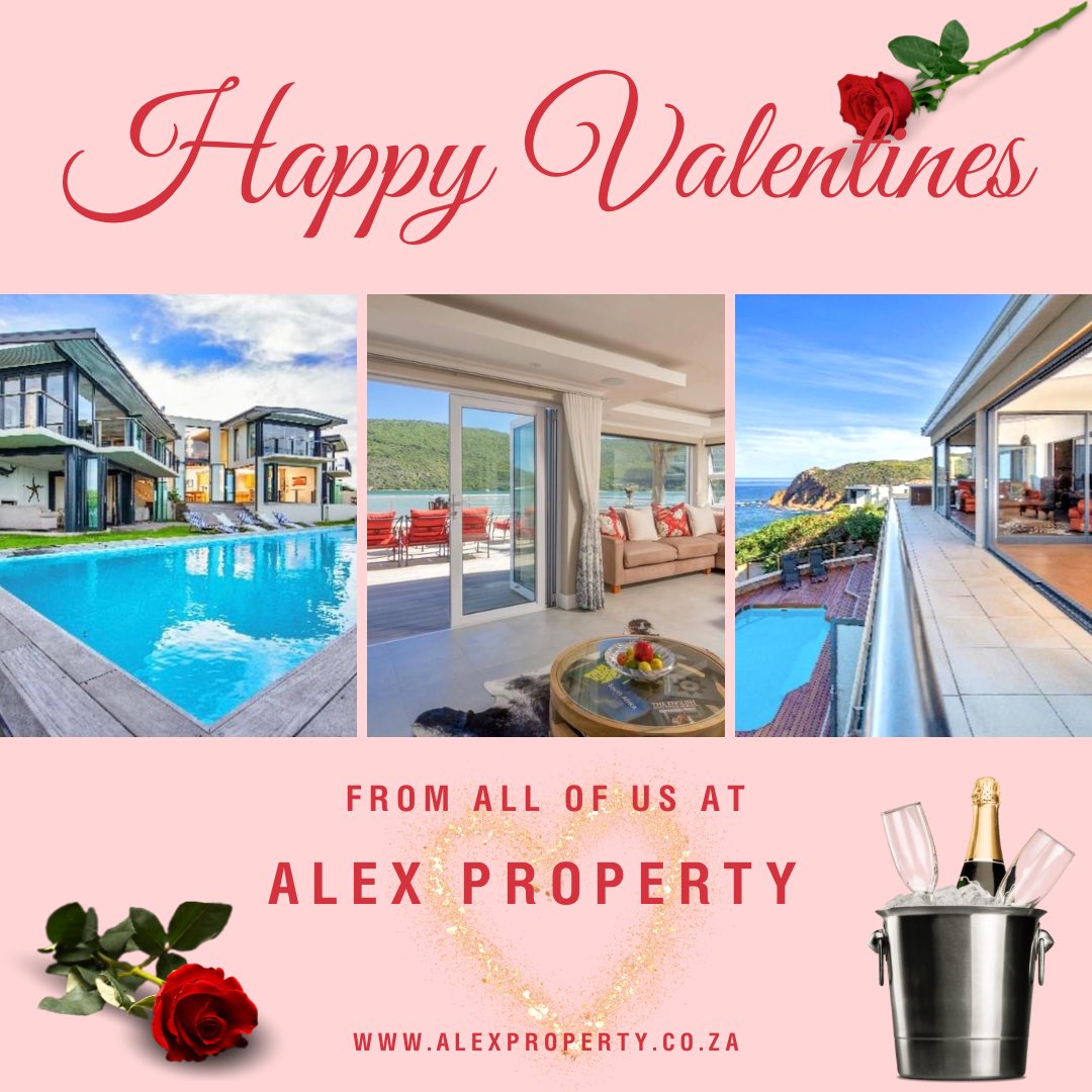 It’s that day of the year where we are feeling the love….Happy Valentine’s Day from all of us at Alex Property! 💕 🥂 🍾 🌹 

#romance #love #Valentines #Knysna #propertymanagement #AlexProperty