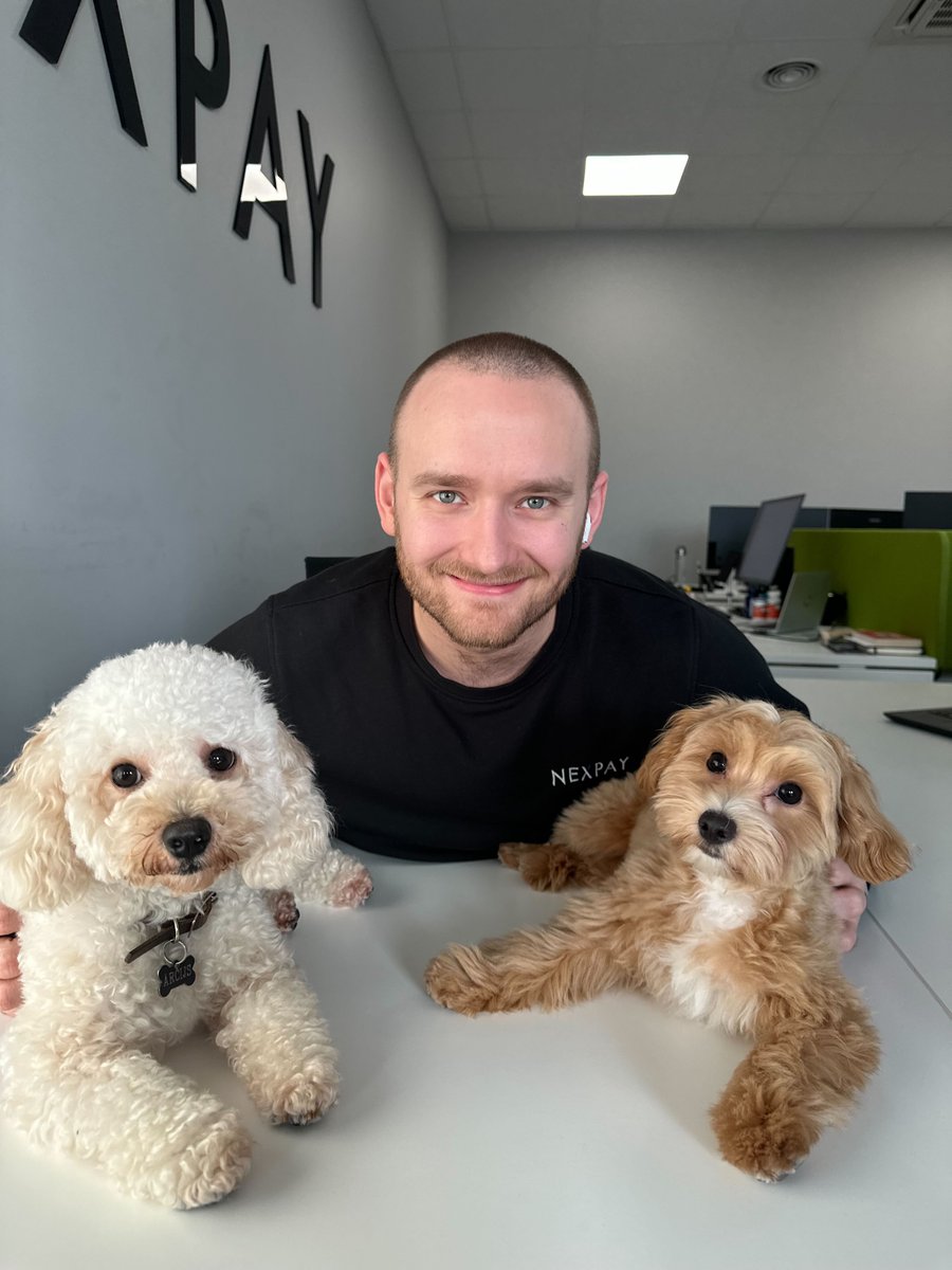 Nexpay_'s tweet photo. Who says fintech can't be fun? πΆπΌ Here at Nexpay, we know that our furry friends can help create a more positive and productive work environment!
(1/3)
#Nexpay #NexpayTeam #fintech #officepuppies #workingwithdogs https://t.co/uUAWLD02VG