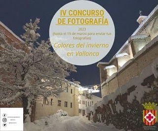 IV CONCURSO 📸FOTOGRAFÍA COLORES DEL INVIERNO ❄️ 

🗓️El plazo de participación comienza hoy, día 14 de febrero, y queda abierto hasta el próximo 19 de marzo de 2023 a las 14:00h. 

🔜Se podrá presentar un máximo de 3 fotografías enviando un correo elec… instagr.am/p/Coopx1vsatK/