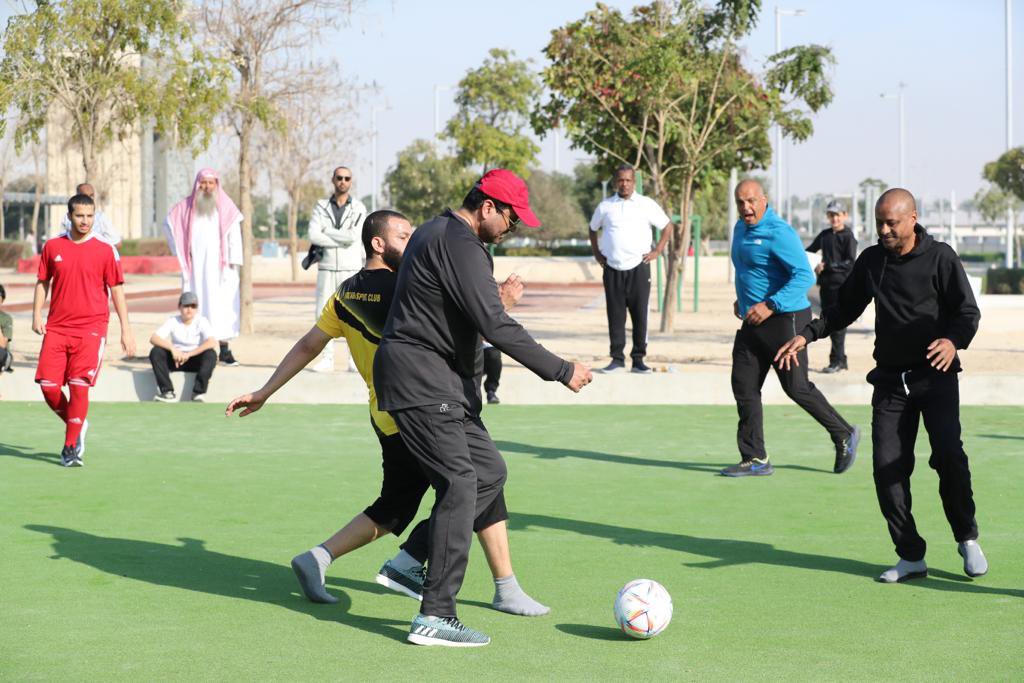 sjcgovqa's tweet photo. شارك المجلس الأعلى للقضاء بفعاليات اليوم الرياضي للدولة من خلال مجموعة من الأنشطة الرياضية الهادفة لتعزيز الوعي المجتمعي بأهمية ممارسة الرياضة وجعلها أسلوب حياة الشعوب، ودور هذه الثقافة في الحفاظ على صحتنا وصحة أبنائنا، و حضر الفعاليات السادة القضاة والكادر الإداري بالمجلس. https://t.co/WhvUqw45m3