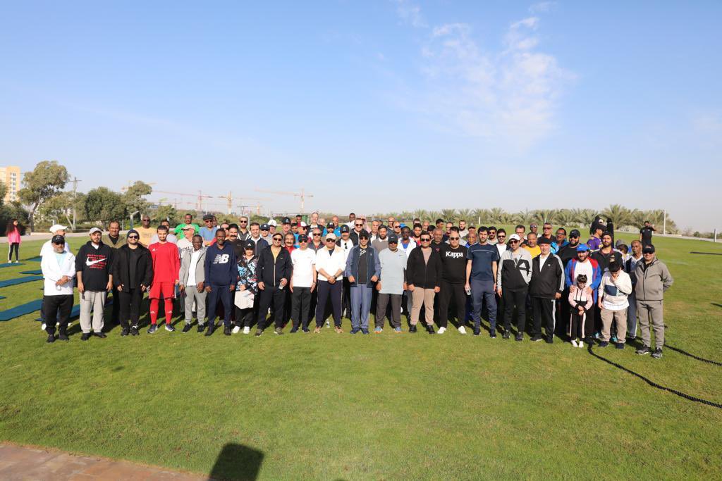 sjcgovqa's tweet photo. شارك المجلس الأعلى للقضاء بفعاليات اليوم الرياضي للدولة من خلال مجموعة من الأنشطة الرياضية الهادفة لتعزيز الوعي المجتمعي بأهمية ممارسة الرياضة وجعلها أسلوب حياة الشعوب، ودور هذه الثقافة في الحفاظ على صحتنا وصحة أبنائنا، و حضر الفعاليات السادة القضاة والكادر الإداري بالمجلس. https://t.co/WhvUqw45m3