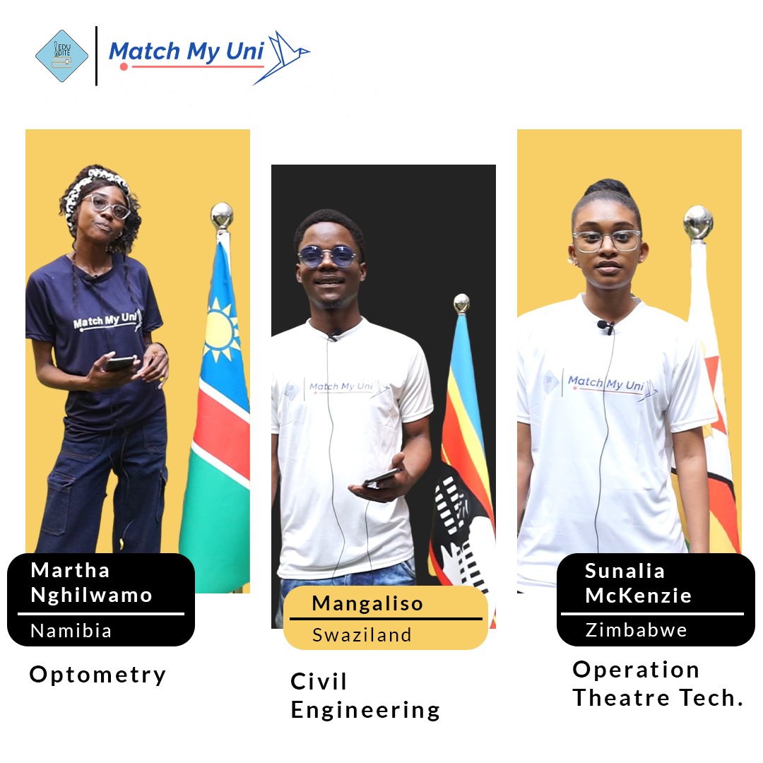 matchmyuni's tweet photo. Dear students from #Zimbabwe, attend the Edudite Study Abroad Application Tour !
Get a chance to meet and get one to one counselling with #university representatives from 30+ countries
#studyabroad #studyinIndia #studyoverseas #highereducation #studentvisa #Edudite https://t.co/OA8wczNJzq
