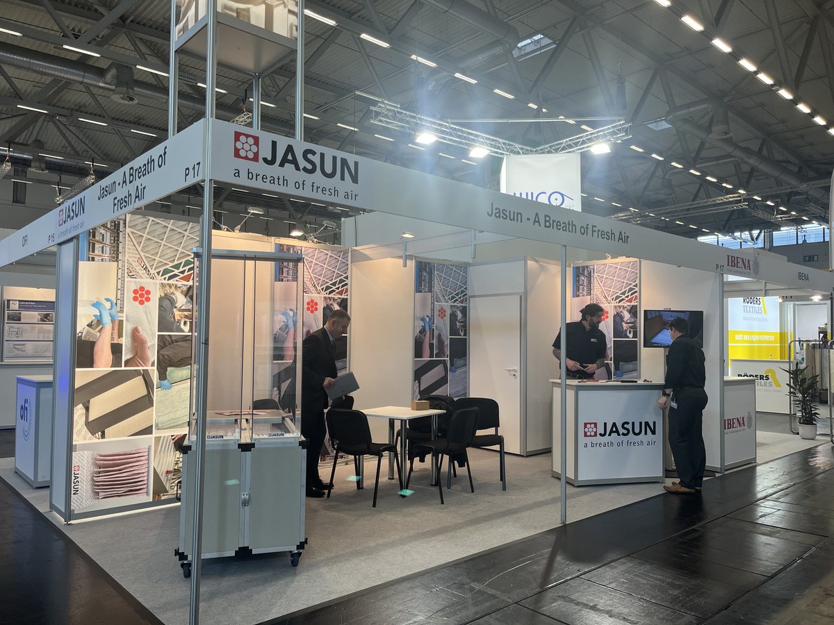 JasunPlc's tweet image. It’s day one at #Filtech2023 and we’re here on stand P17, Hall 7 until Thursday. Come and see us if you’re at the show! bit.ly/3DaUvrR #ThinkJasunEnvirocare #Filters #JasunEnvirocare #AirFilters #ABreathOfFreshAir #AirFiltration #JasunFilters #CleanAir