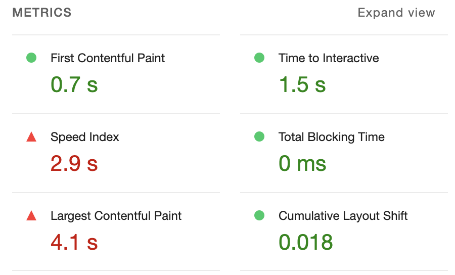 YYeshchev's tweet photo. Decided to check Twitter's performance using Lighthouse (out of curiosity)🙃

Well, not bad at all https://t.co/2tGrqqw4E3