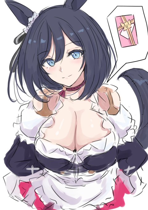 渡す機会をうかがうエイシンフラッシュ 