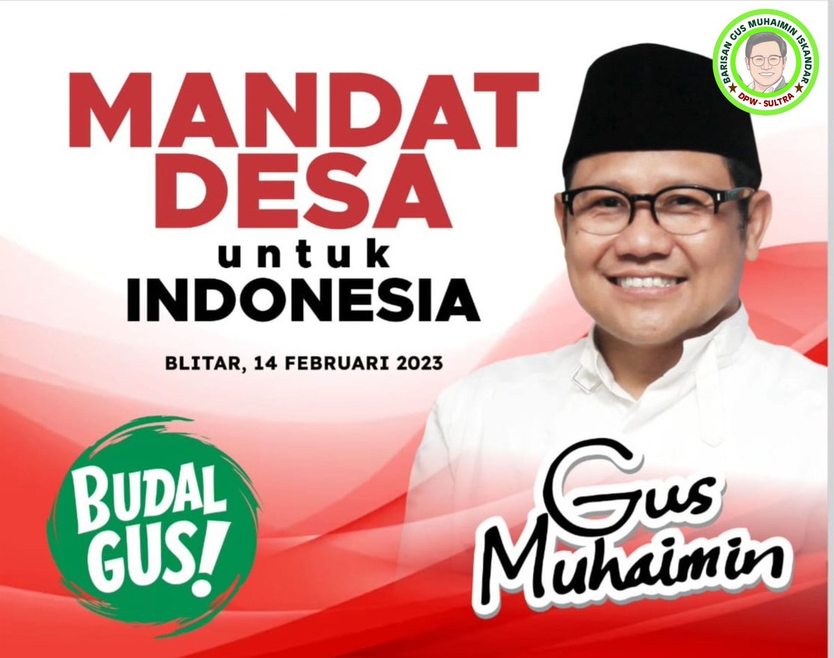 NoviAlusita's tweet photo. #BudalGus Bismillah Bismillah ... #BudalGus
Gus Muhaimin memang sangat dekat dengan isu-isu pembangunan desa, wajar bila hari ini entitas desa menyokongnya untuk menjadi pemimpin nasional.
Gus Muhaimin Presiden 2024
#GusMuhaiminBerangkat untuk Indonesia https://t.co/y0MRoLhX1N