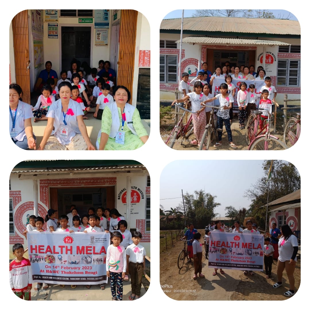bijen2010's tweet photo. HEALTH MELA &amp; MEGA CYCLATHON observe on 14th Feb 2023 under #HWC Thokchom Bengi  along with #NCD screening  #IHCI registration drug Distribution @ManipurNhm @mono_ng  @AyushmanManipur @Sonam86481919 @rsapam @Vumlunmang @manipur_cmo @anm_fhw @MoHFW_INDIA https://t.co/3GaBlYzisq