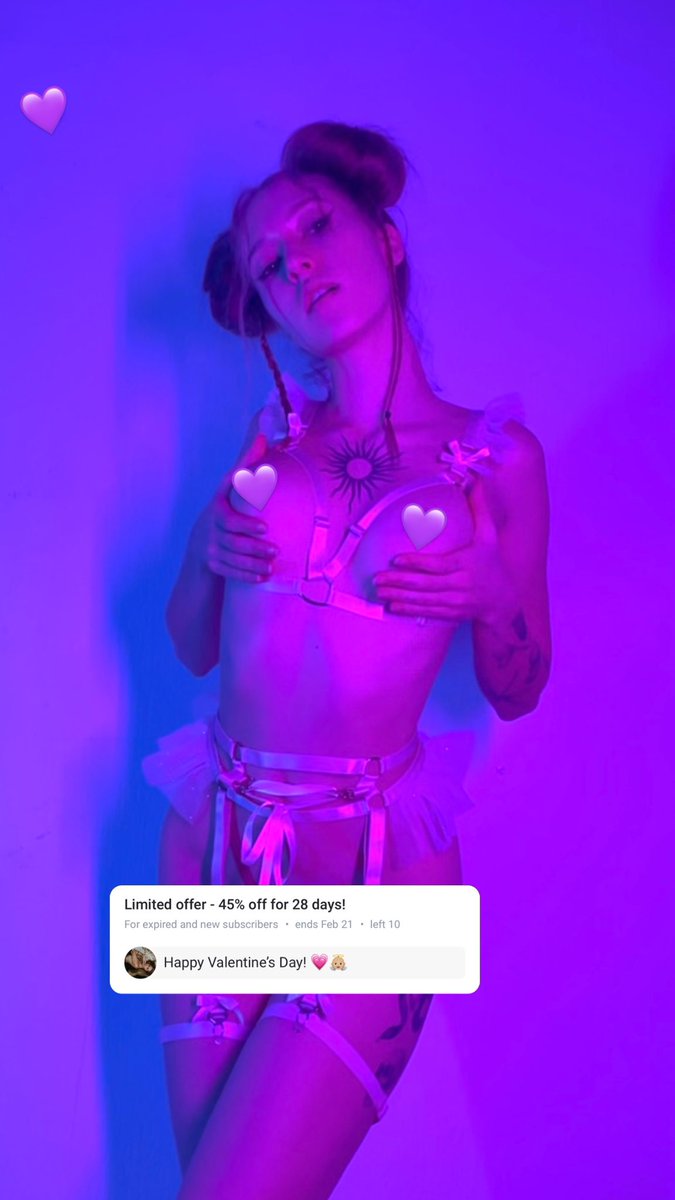 Happy Valentine’s Day! 💜 
onlyfans.com/bianciaaaa