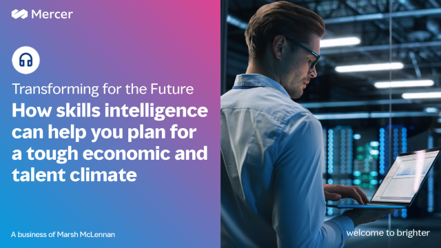 70% of #HR are experiencing higher than average #turnover this year. Our latest #podcast explores how employers can build a #skills advantage through #AI-powered platforms. bit.ly/3YrYp85